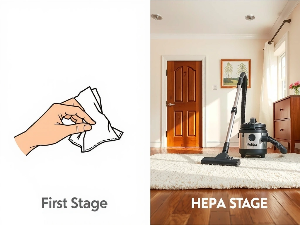 Two-Stage Cleaning Process Diagram